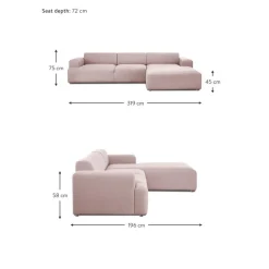 Divano Angolare 4 Posti Melva*Westwing Collection Sale