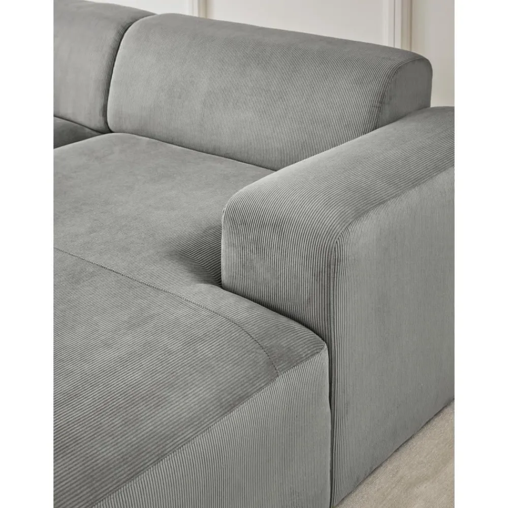 Divano Angolare A 4 Posti In Velluto A Coste Melva*Westwing Collection Outlet