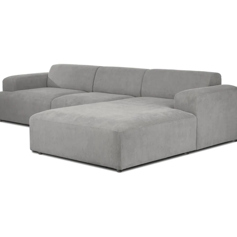 Divano Angolare A 4 Posti In Velluto A Coste Melva*Westwing Collection Outlet