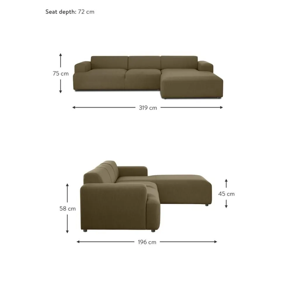 Divano Angolare A 4 Posti Melva*Westwing Collection Hot