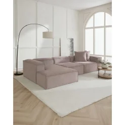 Divano Angolare Componibile In Velluto A Coste Lennon*Westwing Collection Best