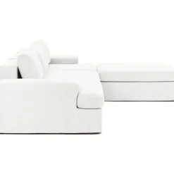 Divano Angolare Componibile 4 Posti Con Rivestimento Sfoderabile Russell*Westwing Collection New