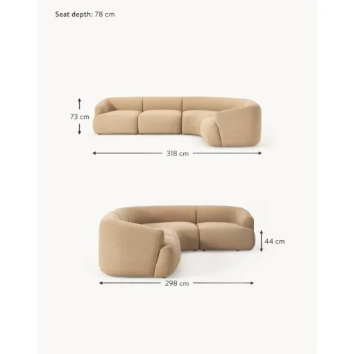Divano Angolare Componibile 4 Posti In Boucle Sofia*Westwing Collection Hot