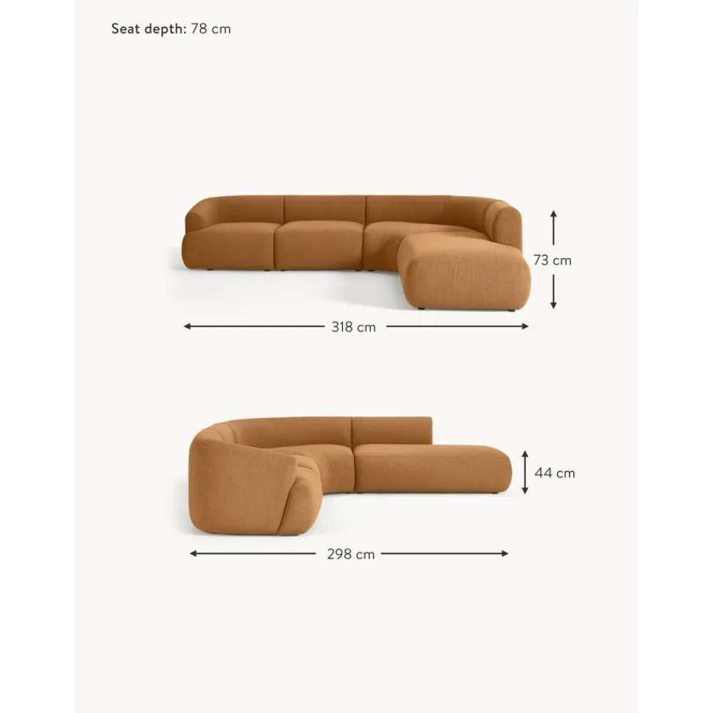 Divano Angolare Componibile 4 Posti In Boucle Sofia*Westwing Collection Online