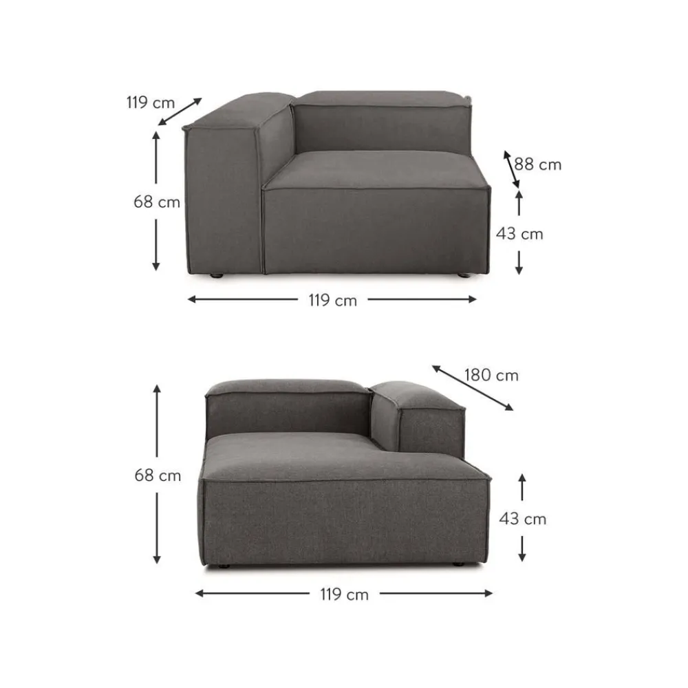 Divano Angolare Componibile Lennon*Westwing Collection Outlet