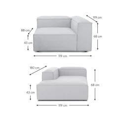 Divano Angolare Componibile Lennon*Westwing Collection Best