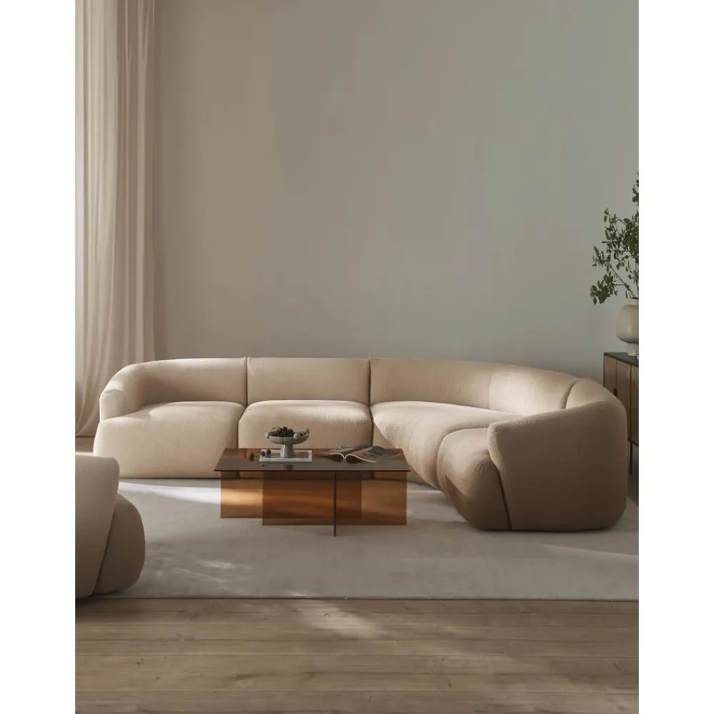 Divano Angolare Componibile 4 Posti In Boucle Sofia*Westwing Collection Hot