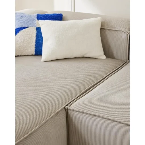 Divano Angolare Componibile In Velluto A Coste Lennon*Westwing Collection Discount