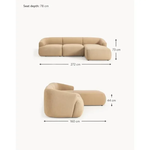 Divano Angolare Componibile 3 Posti In Boucle Sofia*Westwing Collection Sale
