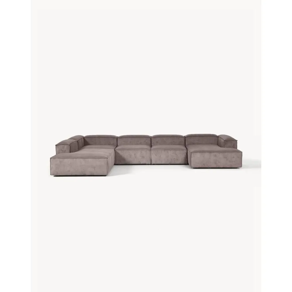 Divano Angolare Componibile In Velluto A Coste Lennon*Westwing Collection Sale