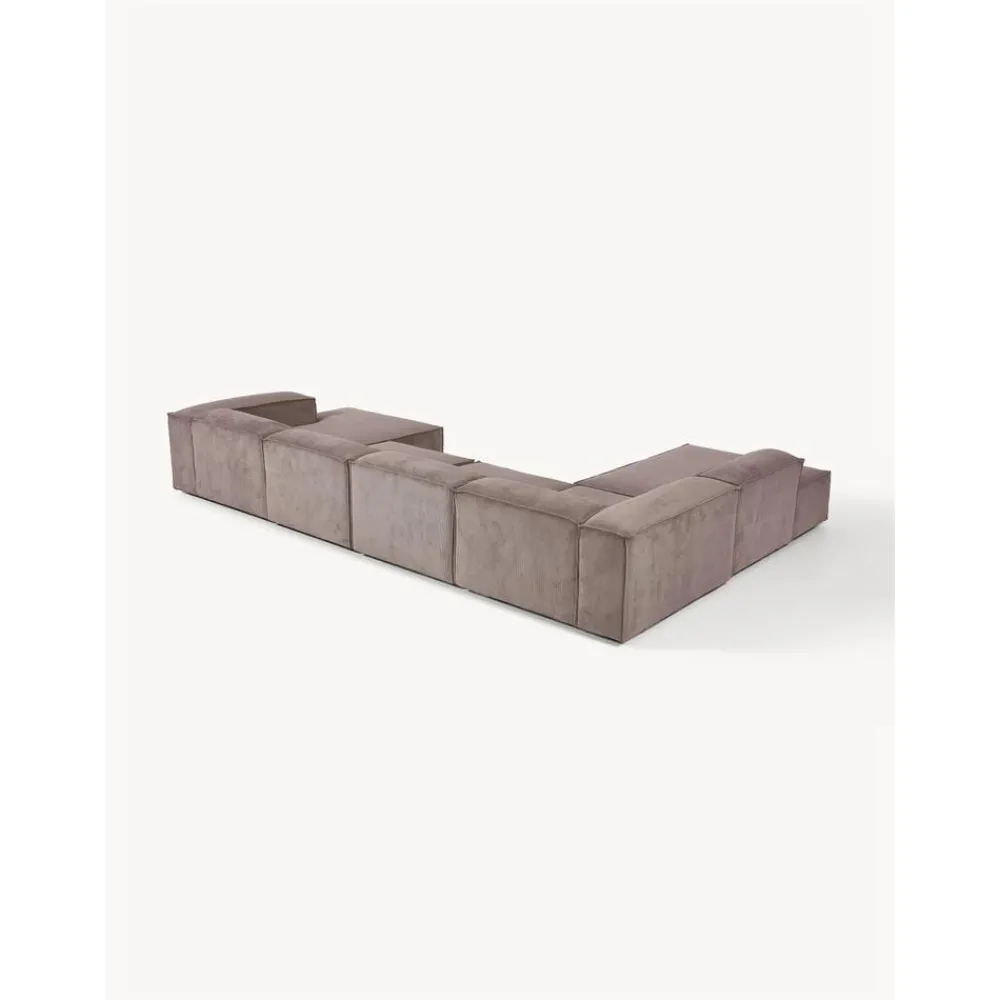 Divano Angolare Componibile In Velluto A Coste Lennon*Westwing Collection Sale