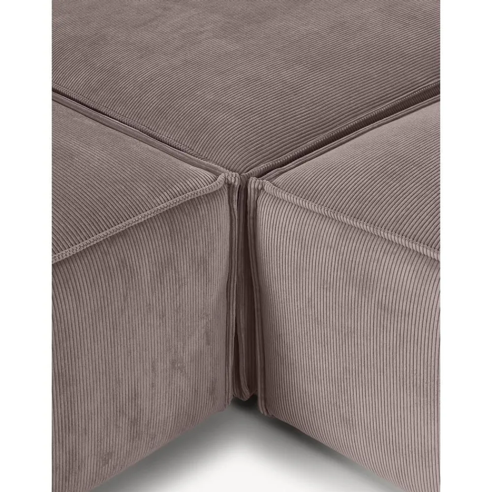 Divano Angolare Componibile In Velluto A Coste Lennon*Westwing Collection Sale