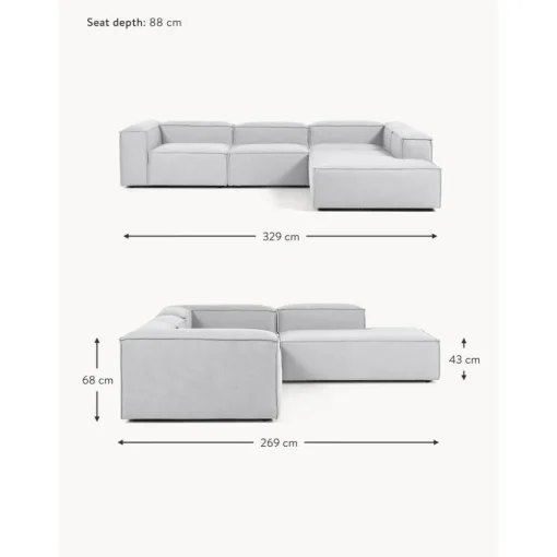 Divano Angolare Componibie Xl Lennon*Westwing Collection Best