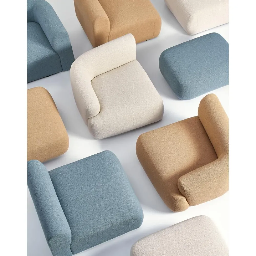 Divano Angolare Componibile 4 Posti In Boucle Sofia*Westwing Collection Clearance