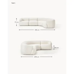 Divano Angolare Componibile 4 Posti Sofia*Westwing Collection New