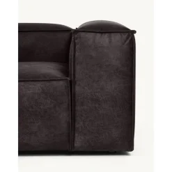 Divano Angolare Componibile Xl In Pelle Riciclata Lennon*Westwing Collection Discount