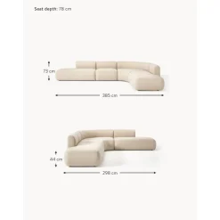 Divano Angolare Componibile 4 Posti Sofia*Westwing Collection Hot