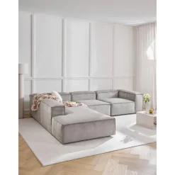 Divano Angolare Componibile Xl In Velluto A Coste Lennon*Westwing Collection Fashion