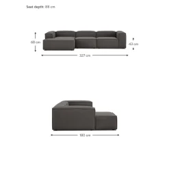 Divano Angolare Componibile Lennon*Westwing Collection Outlet