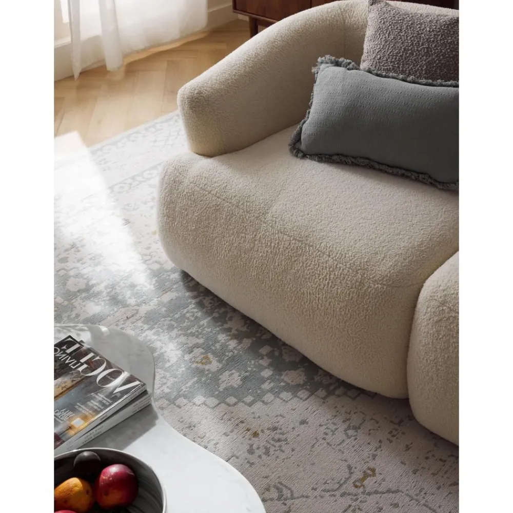 Divano Angolare Componibile 3 Posti In Teddy Sofia*Westwing Collection Fashion