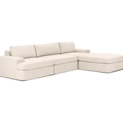 Divano Angolare Componibile 4 Posti Con Rivestimento Sfoderabile Russell*Westwing Collection Discount