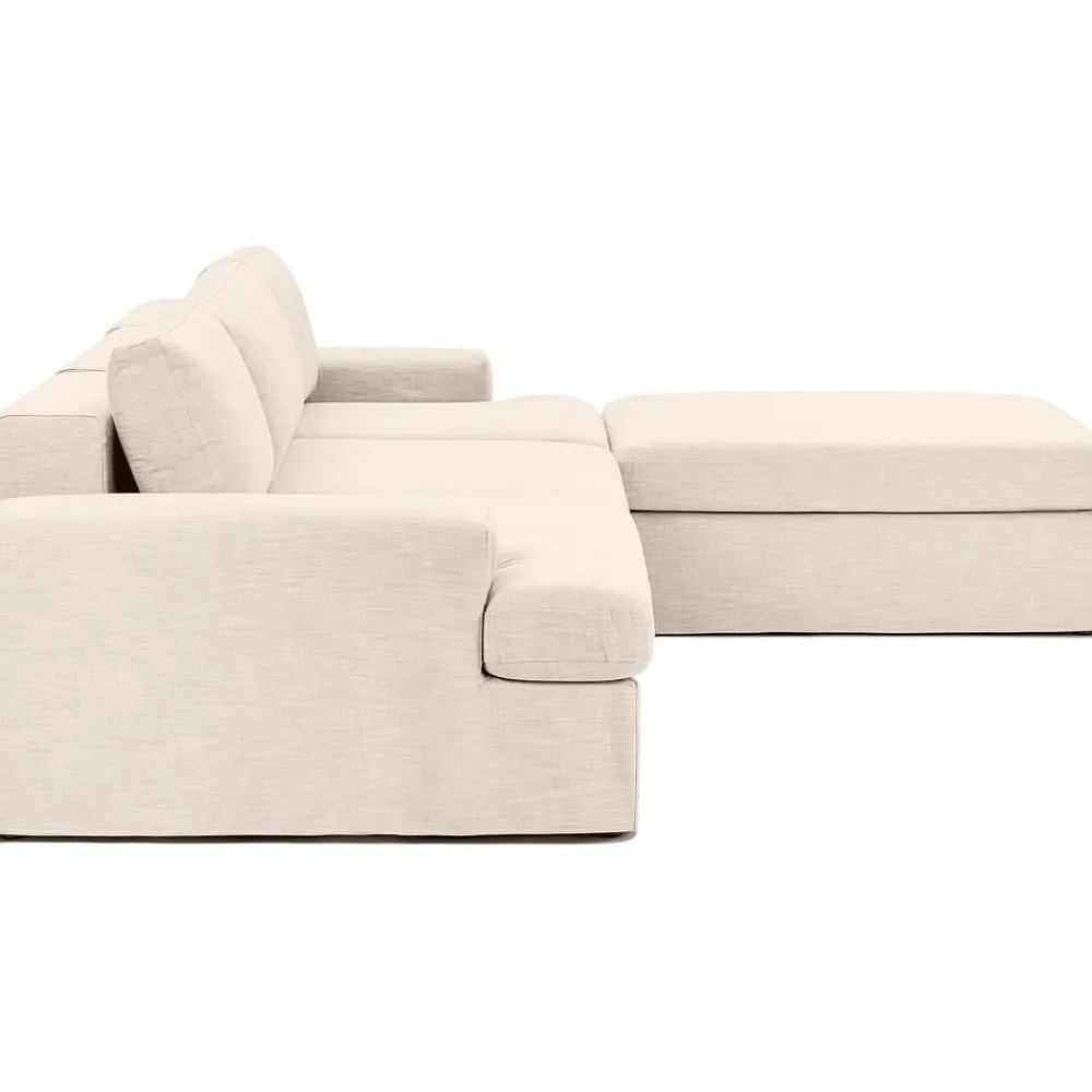 Divano Angolare Componibile 4 Posti Con Rivestimento Sfoderabile Russell*Westwing Collection Discount