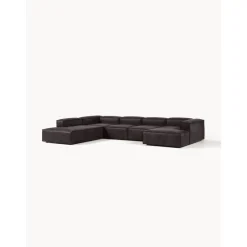 Divano Angolare Componibile In Pelle Riciclata Lennon*Westwing Collection Fashion