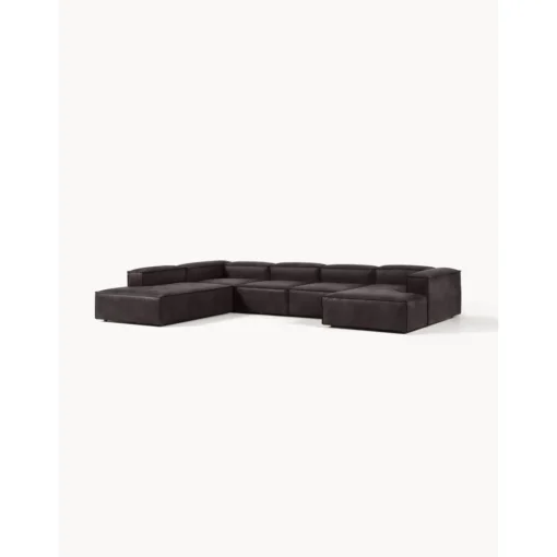 Divano Angolare Componibile In Pelle Riciclata Lennon*Westwing Collection Fashion