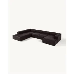 Divano Angolare Componibile In Pelle Riciclata Lennon*Westwing Collection Fashion