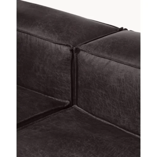 Divano Angolare Componibile In Pelle Riciclata Lennon*Westwing Collection Fashion