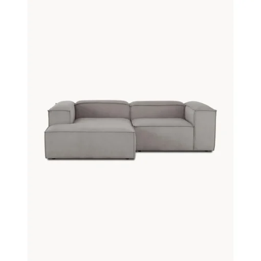 Divano Angolare Componibile In Velluto A Coste Lennon*Westwing Collection New