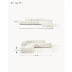 Divano Angolare Componibile 4 Posti Sofia*Westwing Collection Hot