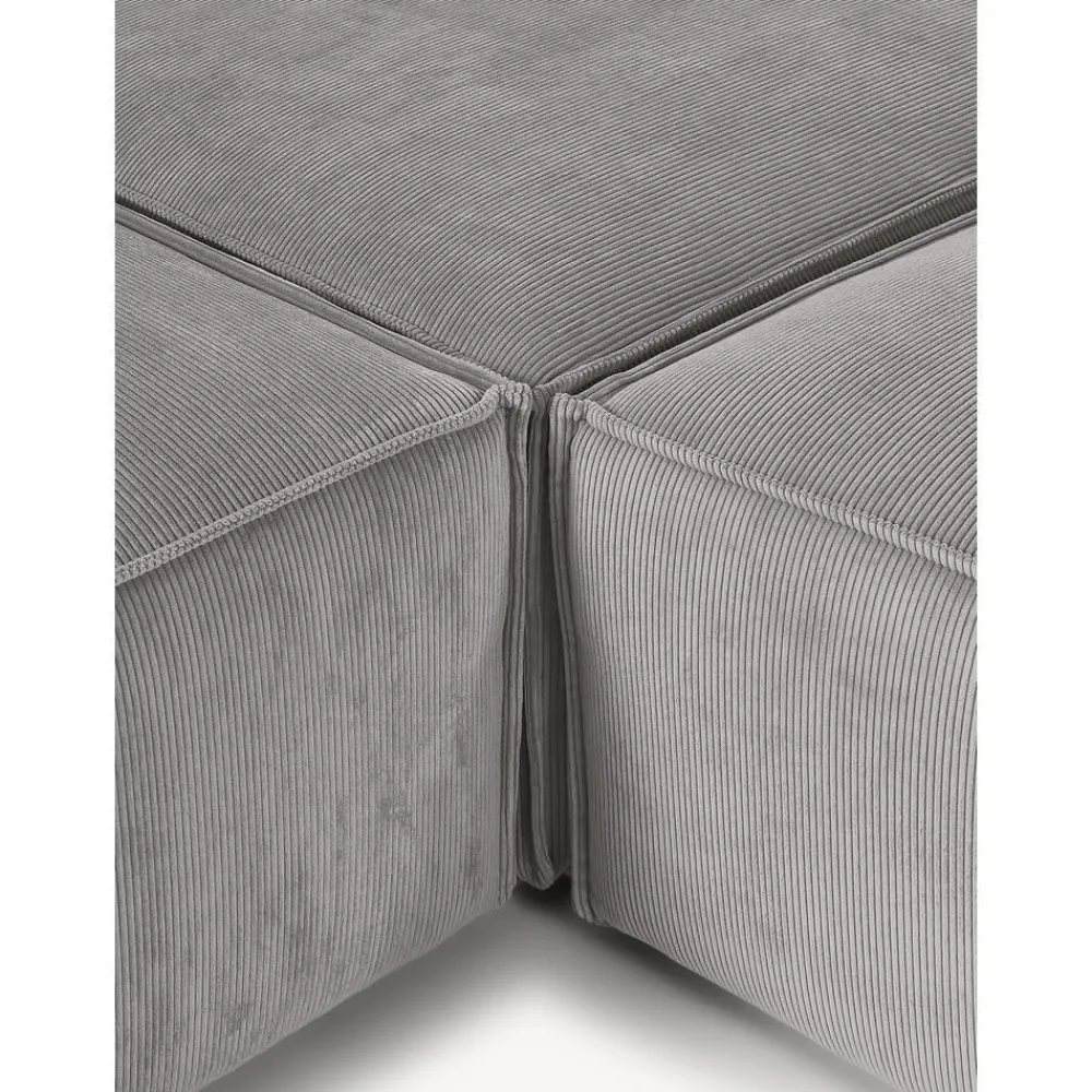 Divano Angolare Componibile In Velluto A Coste Lennon*Westwing Collection Sale