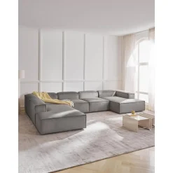 Divano Angolare Componibile In Velluto A Coste Lennon*Westwing Collection Sale