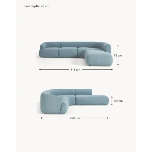 Divano Angolare Componibile 4 Posti In Boucle Sofia*Westwing Collection Sale