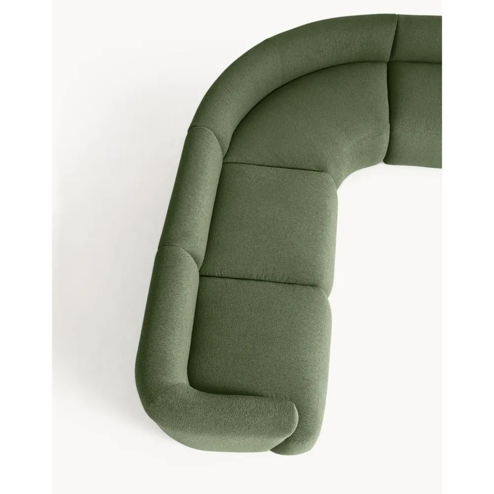 Divano Angolare Componibile 4 Posti In Boucle Sofia*Westwing Collection New