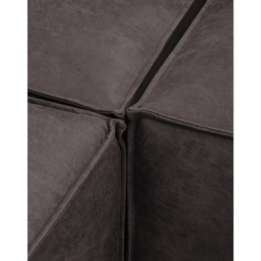 Divano Angolare Componibile In Pelle Riciclata Lennon*Westwing Collection Fashion