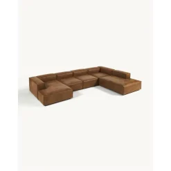 Divano Angolare Componibile In Pelle Riciclata Lennon*Westwing Collection Discount