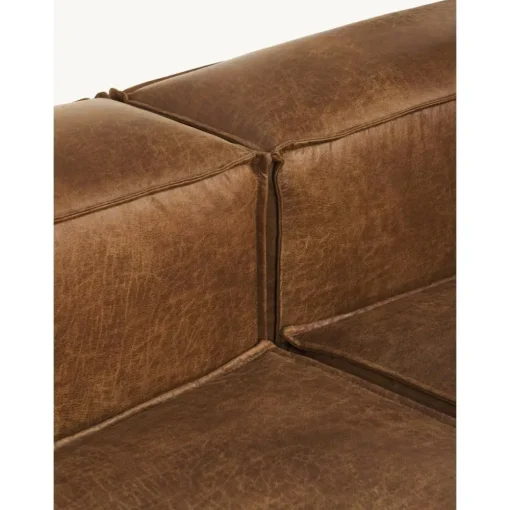 Divano Angolare Componibile In Pelle Riciclata Lennon*Westwing Collection Discount