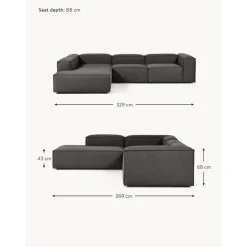 Divano Angolare Componibile Xl Lennon*Westwing Collection Outlet