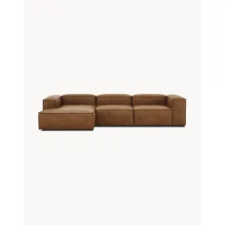 Divano Angolare Componibile In Pelle Riciclata Lennon*Westwing Collection Outlet