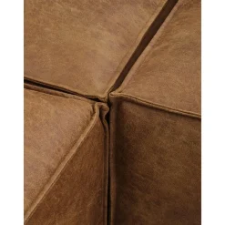 Divano Angolare Componibile In Pelle Riciclata Lennon*Westwing Collection Outlet