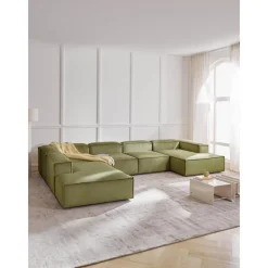 Divano Angolare Componibile In Velluto A Coste Lennon*Westwing Collection Clearance