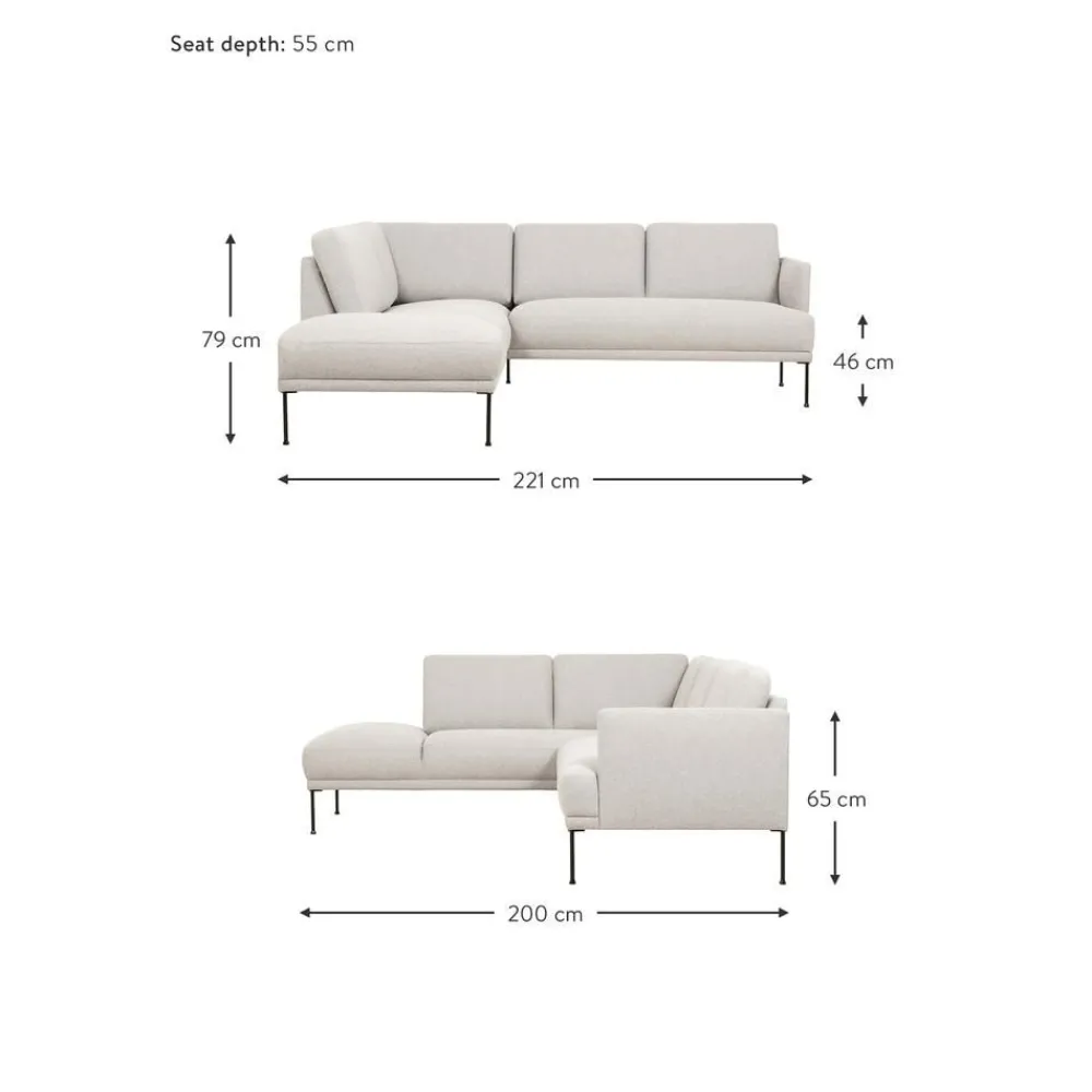 Divano Angolare Fluente*Westwing Collection Outlet