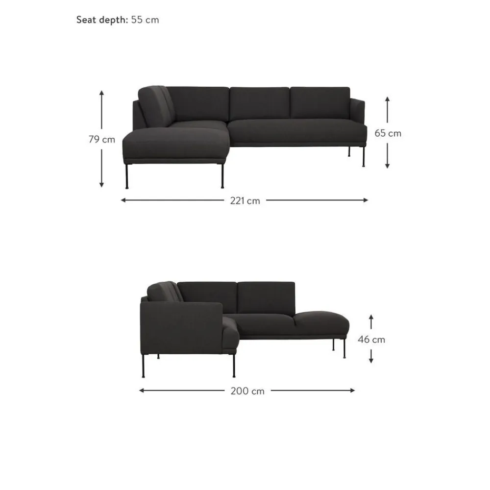 Divano Angolare Fluente*Westwing Collection New