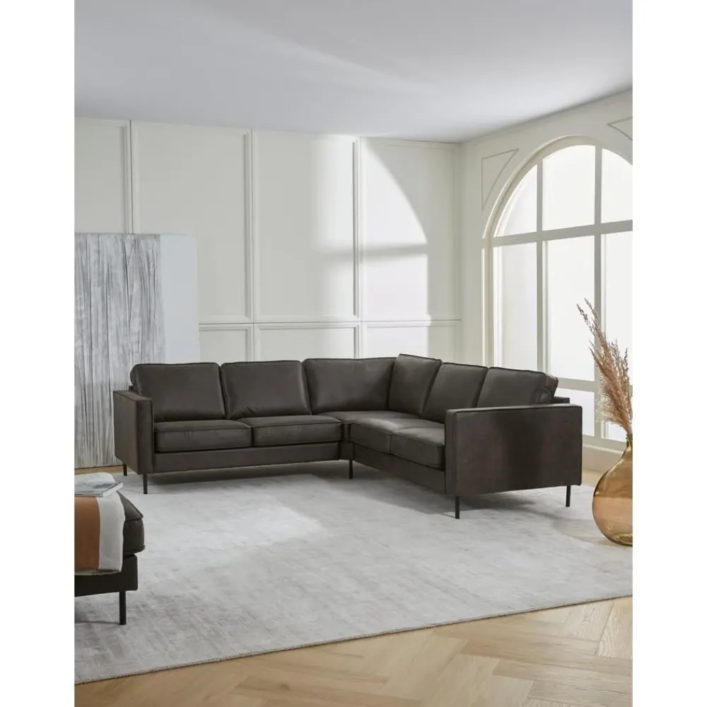 Divano Angolare In Pelle Riciclata Hunter*Westwing Collection New