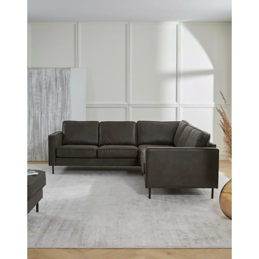 Divano Angolare In Pelle Riciclata Hunter*Westwing Collection New