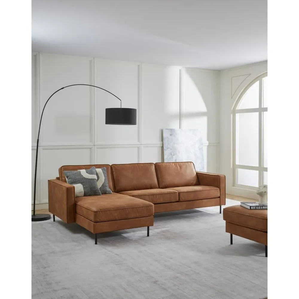 Divano Angolare In Pelle Riciclata Hunter*Westwing Collection Fashion