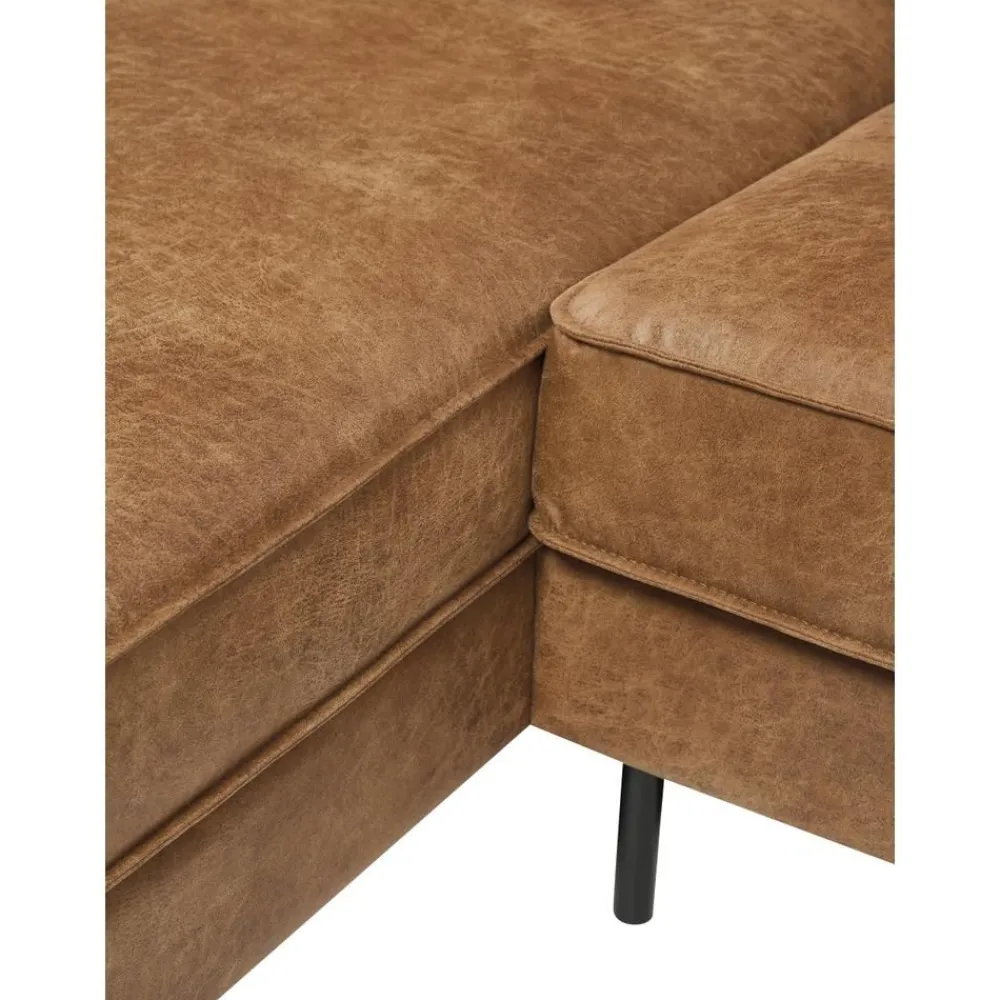 Divano Angolare In Pelle Riciclata Hunter*Westwing Collection Fashion