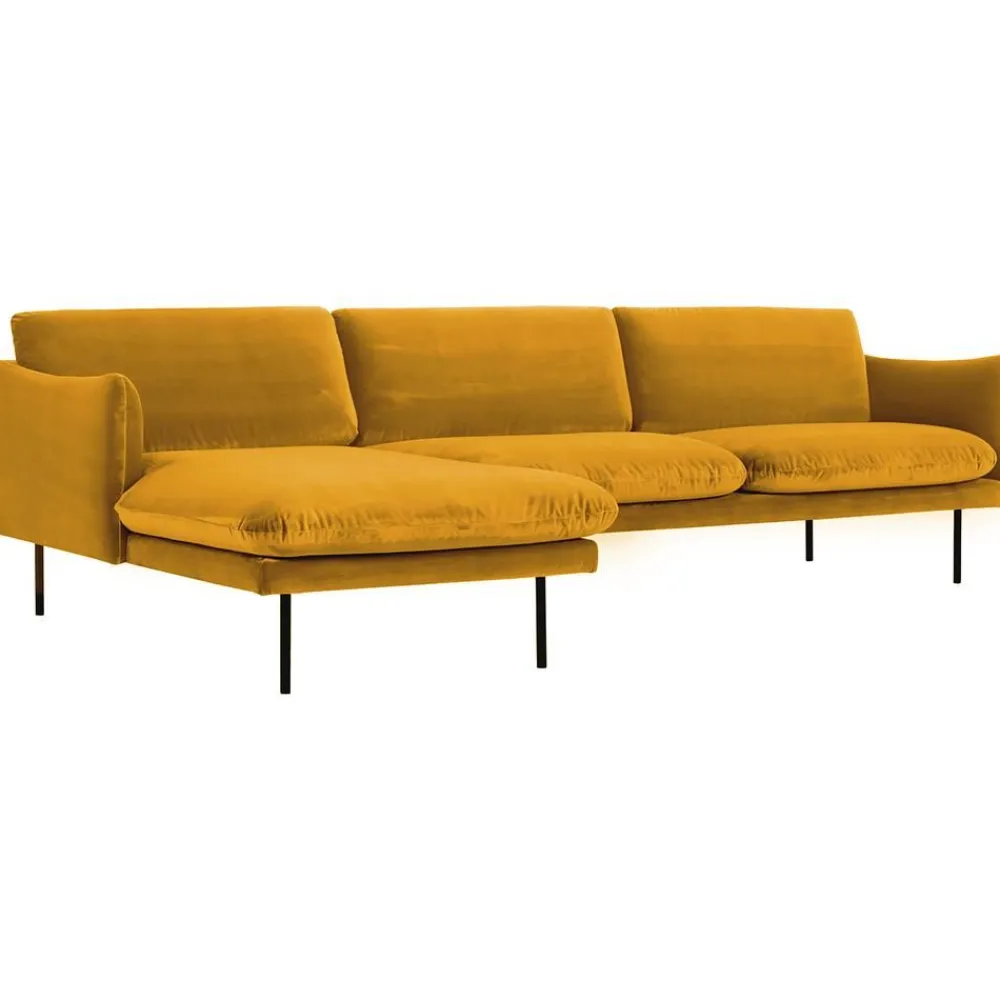 Divano Angolare In Velluto Moby*Westwing Collection Fashion